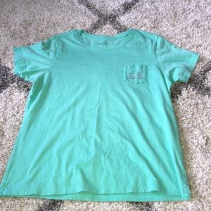Vineyard Vines Teal Whale Graphic Tee